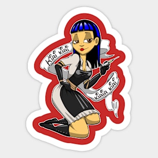 Audition Pinup Sticker